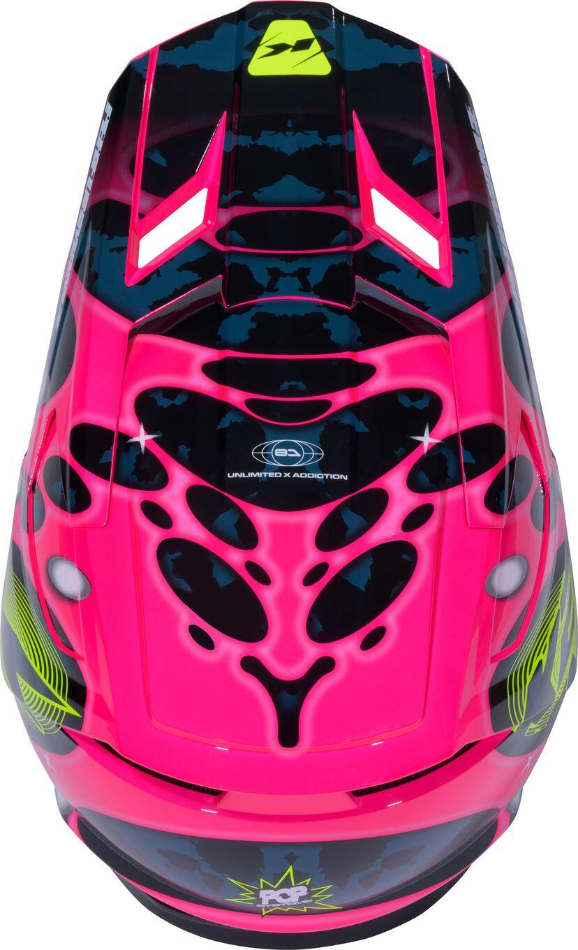 Casco Integral Kenny Performance Graphic Rosa 4/4