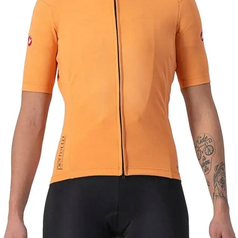 Castelli Perfetto Ros 2 Wind Orange Women's Short Sleeve Jersey