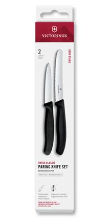 Zestaw 2 noży gładki i ząbkowany 8cm i 11cm Swiss Classic