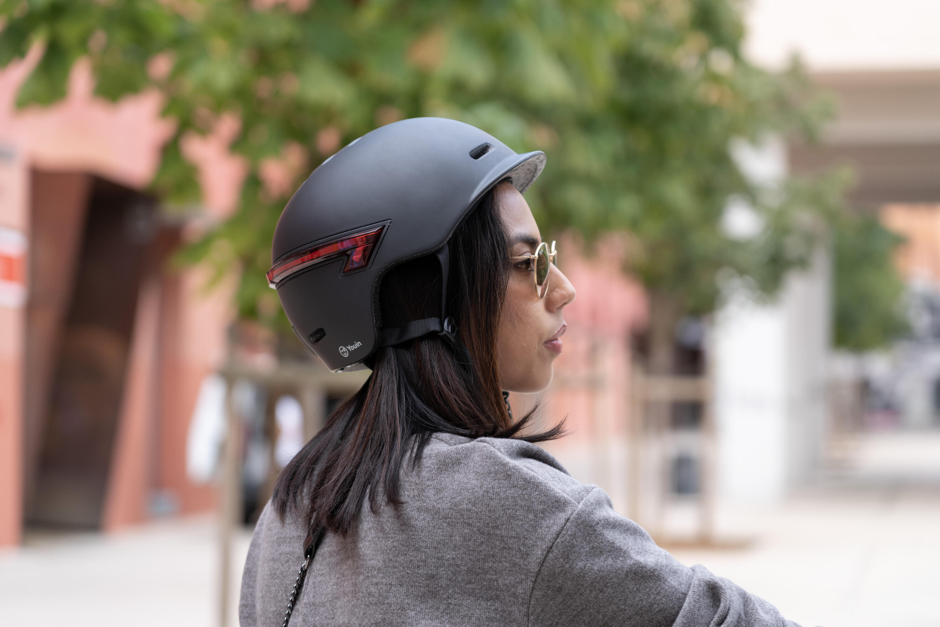 YOUIN Casco Inteligente Homologado Patinetes y Bicicletas, LED, Bluetooth, Negro 7/7