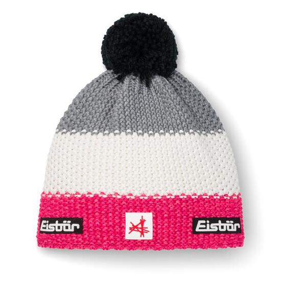 Berretto Star Ski Austria unisex invernale in pile con pompon
