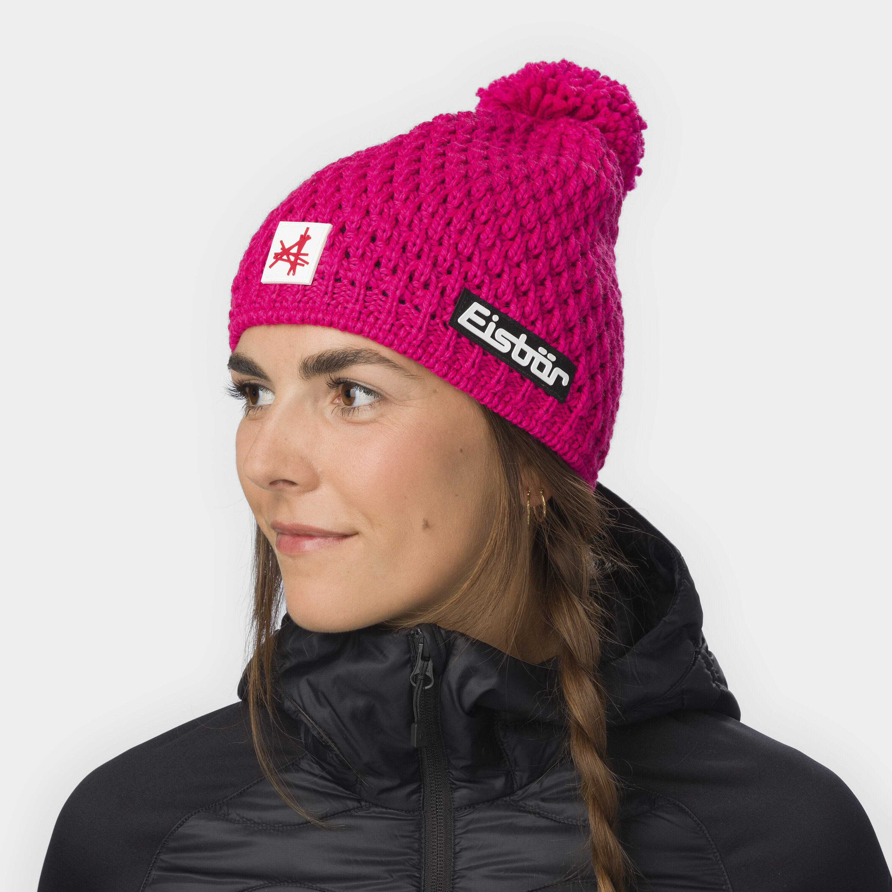 Bonnet Trail Ski Austria à pompon pour femme, d'hiver polaire respirant 2/4