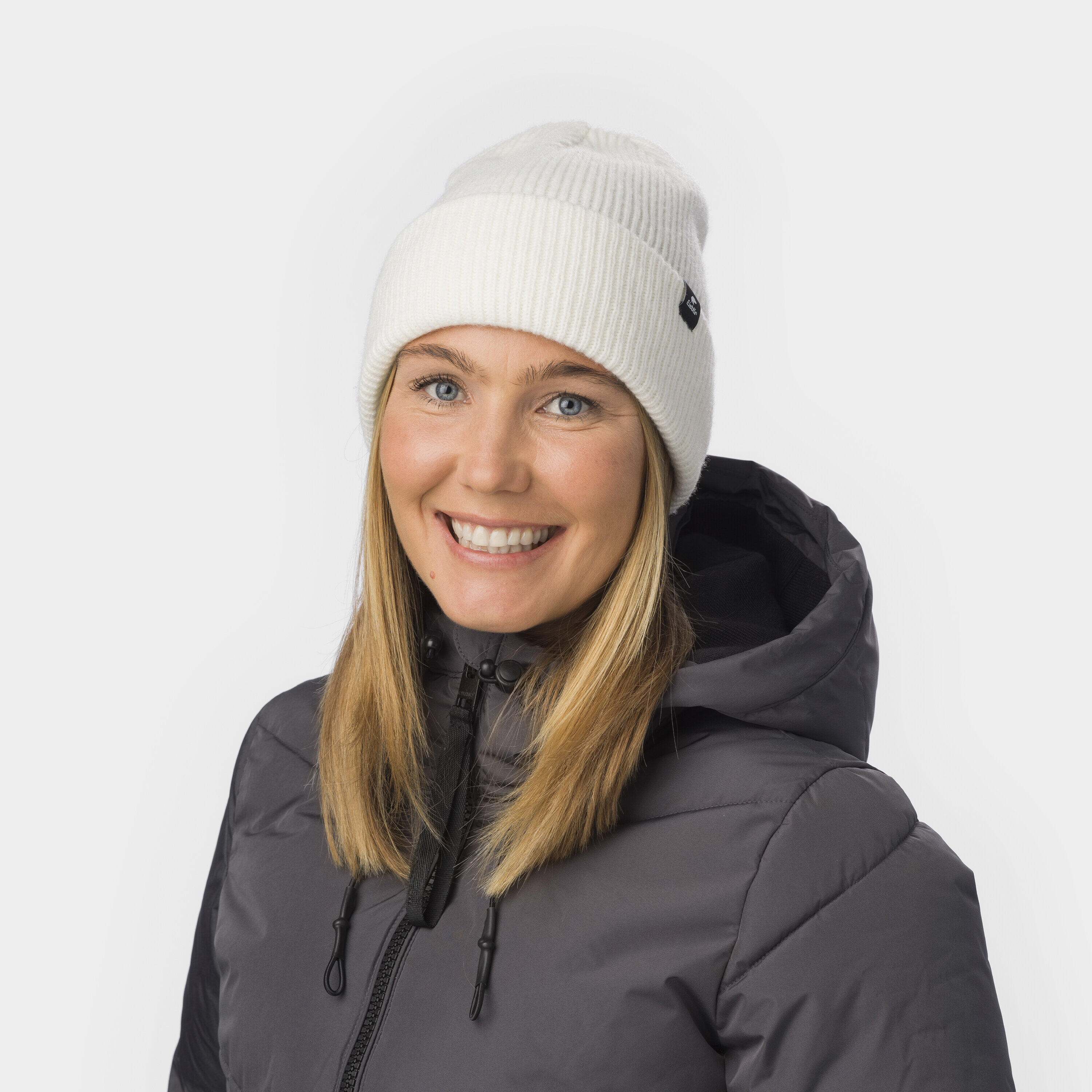 Mütze Salma 2.0 Wintermütze Damen Strickmütze mit Umschlag weich bequem Merino 3/7
