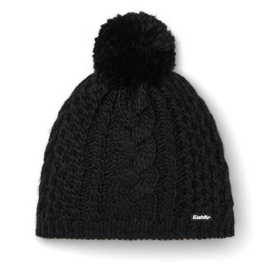 Mütze Afra Bommelmütze Damen Wintermütze Fleece Pompon warm Merino