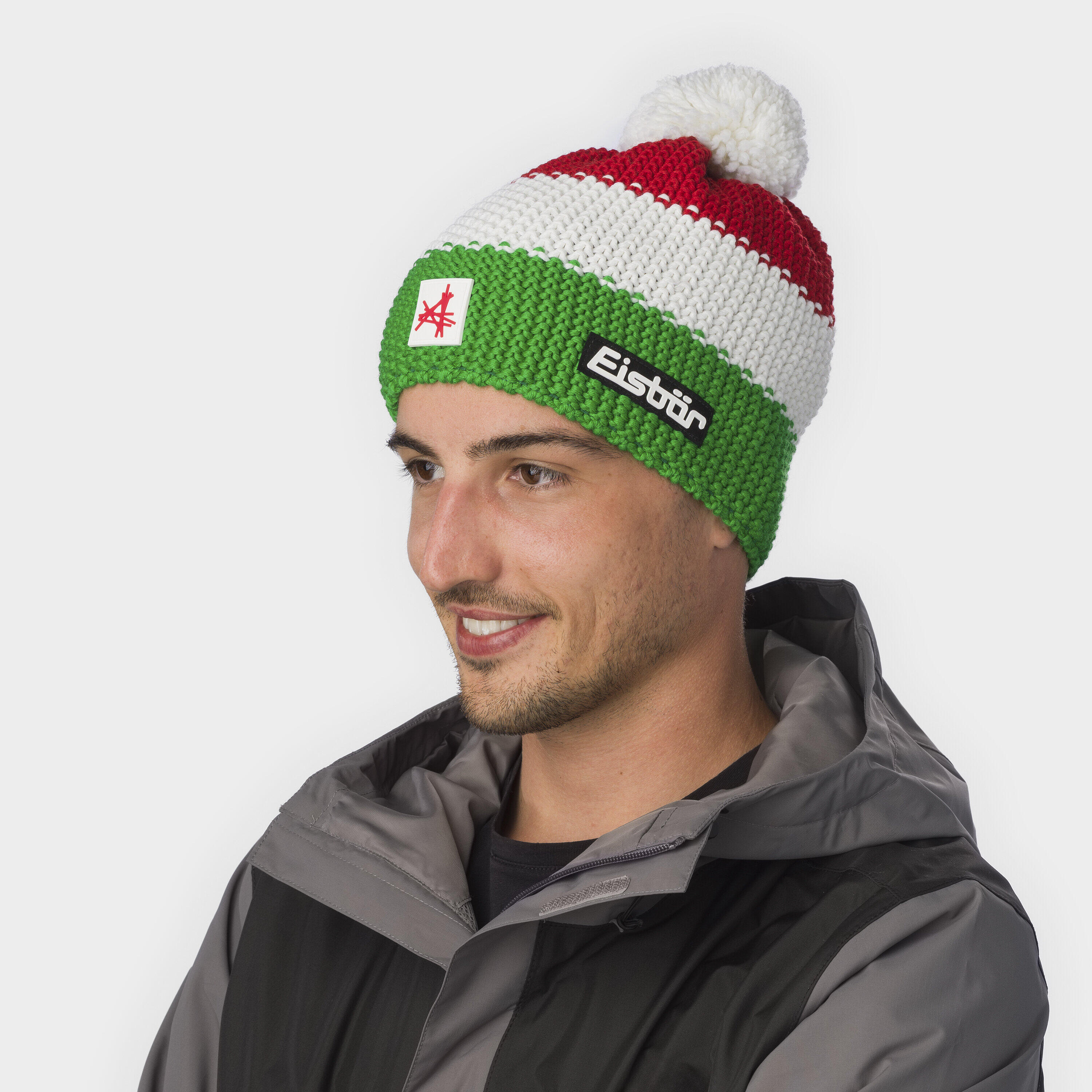 Bonnet Star Ski Austria à pompon, unisexe, hiver en polaire avec pompon 2/4