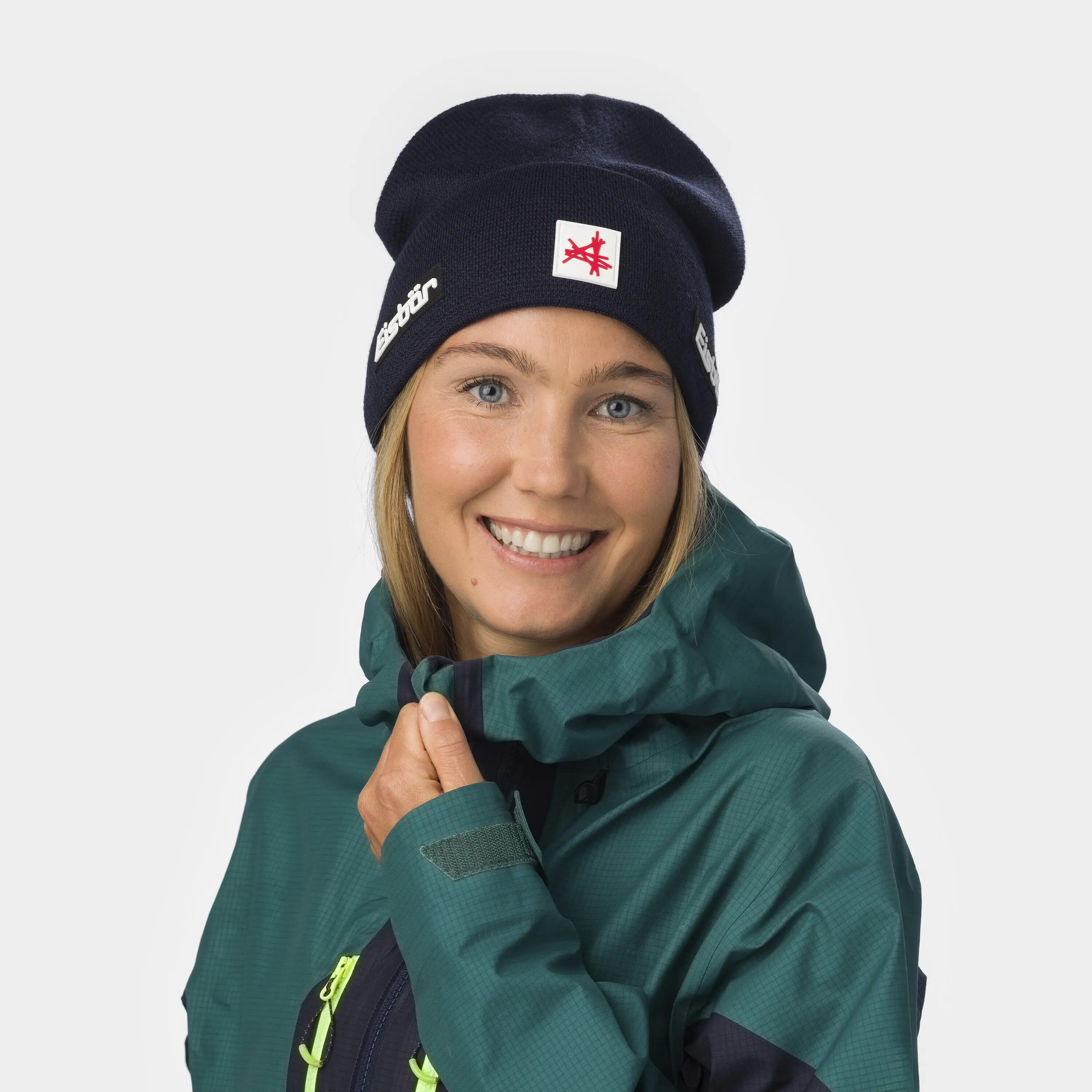 Bonnet Rai Ski Austria Homme Beanie avec revers Polaire chaud Mérinos 3/6