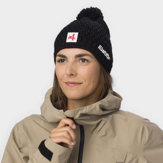 Bonnet Trail Ski Austria à pompon pour femme, d'hiver, polaire et respirant