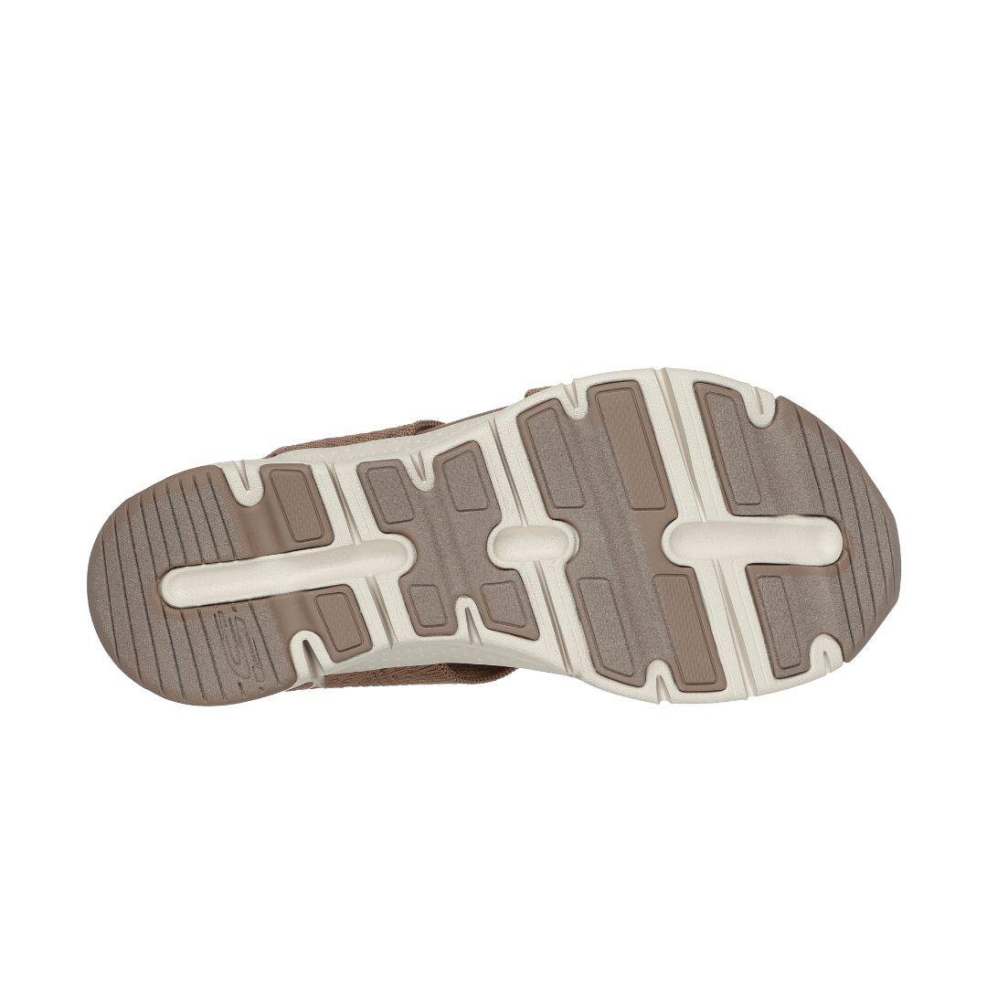 SANDALE FEMME Skechers Arch Fit Sandal En doux tissu MARRON 5/5