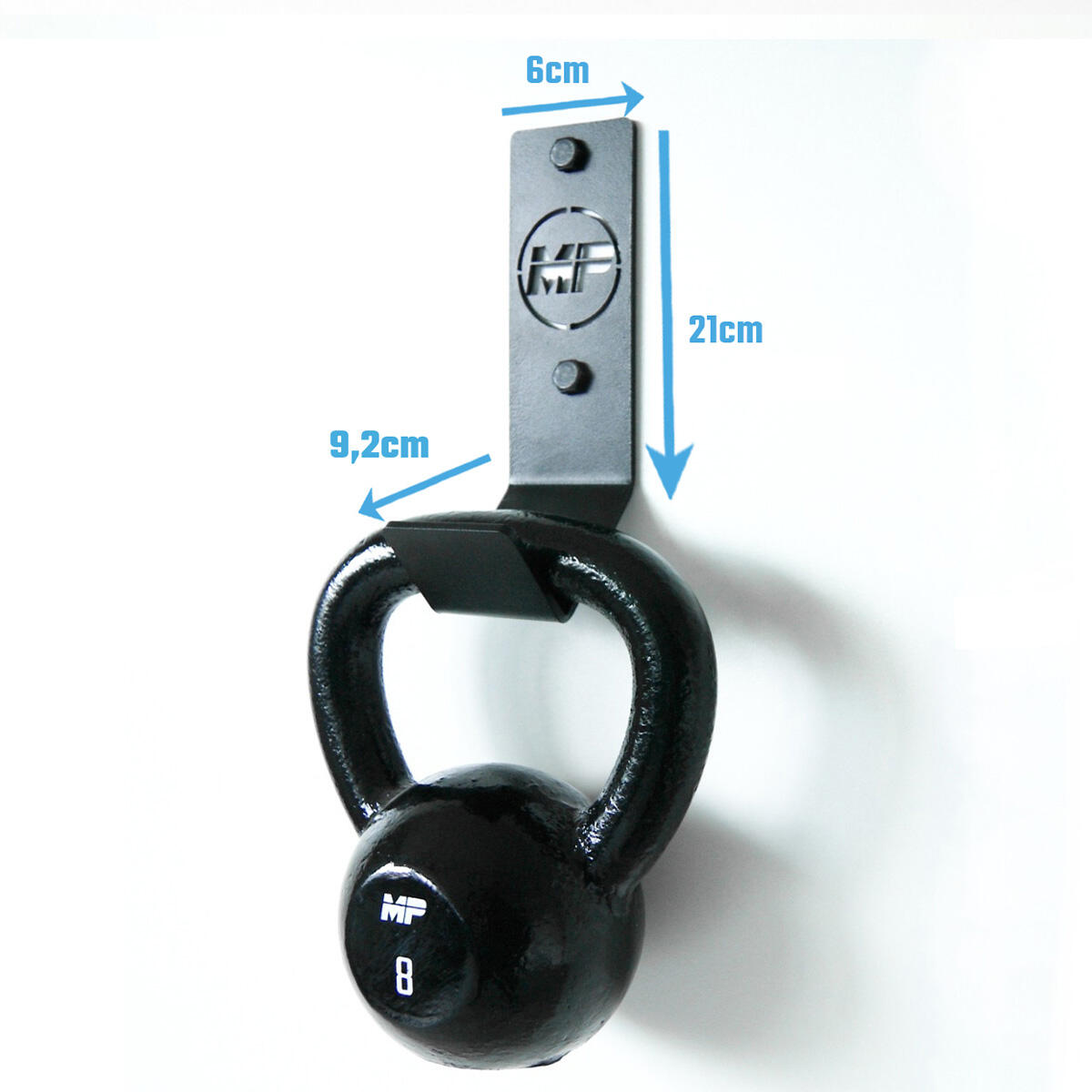 Muscle Power MP076F Kettlebell Beugel Wall Line wandmodel 7/7