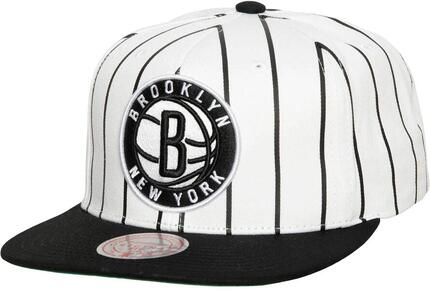 Mitchell & Ness Casquette NBA rétro Brooklyn Nets blanc-noir