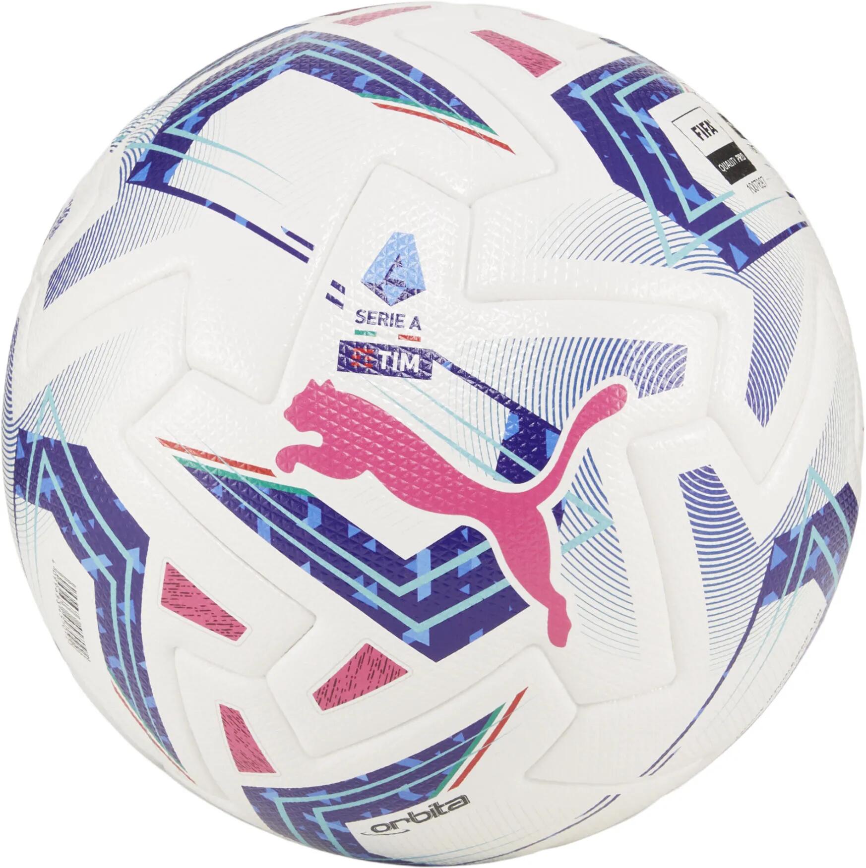 Ballon Puma Orbita Serie A - FIFA Quality Pro - blanc et bleu 1/3