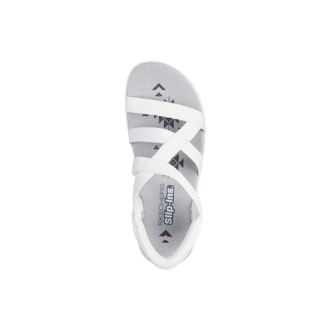 Sandalias mujer Skechers Slip-Ins Reggae Slim con tiras elásticas, calce fácil 5/5