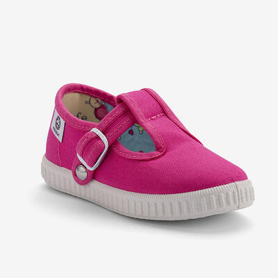 Sandali in tela per bambini 9197 chiusura velcro suola in gomma