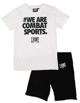 Ensemble complet en coton pour enfant avec t-shirt et short Leone WACS