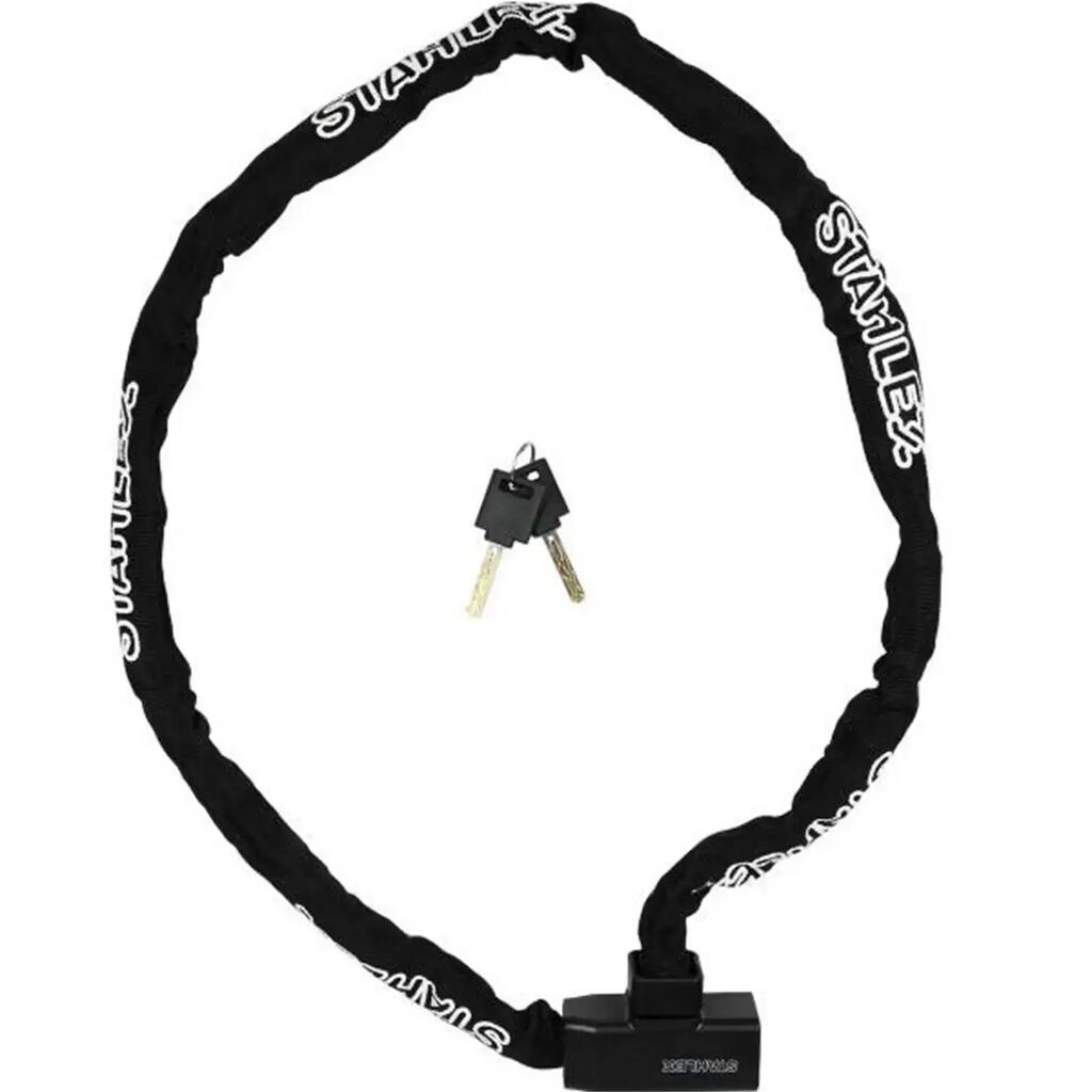 Chain lock, bicycle lock  Ø 6 x 1400 mm - Black