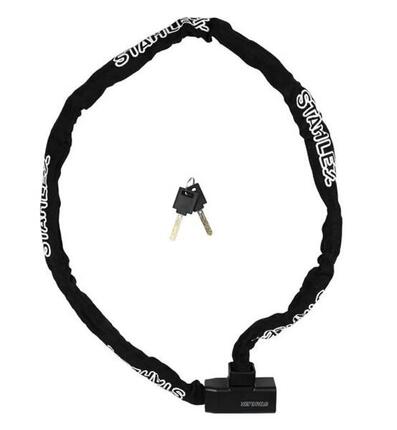 Cadenas de chaîne Cadenas de vélo Ø 6 x 1400 mm - Noir