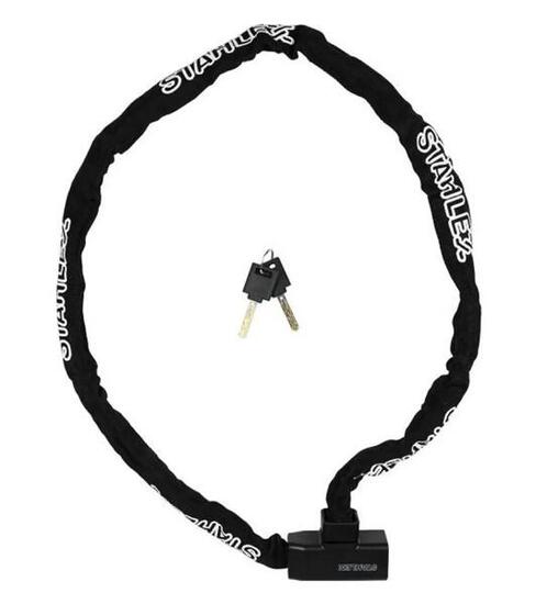 Cadenas de chaîne Cadenas de vélo Ø 6 x 1400 mm - Noir