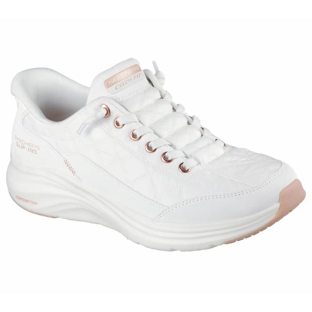 Sneakers Skechers Contour Foam - Golden Hour, White, Women