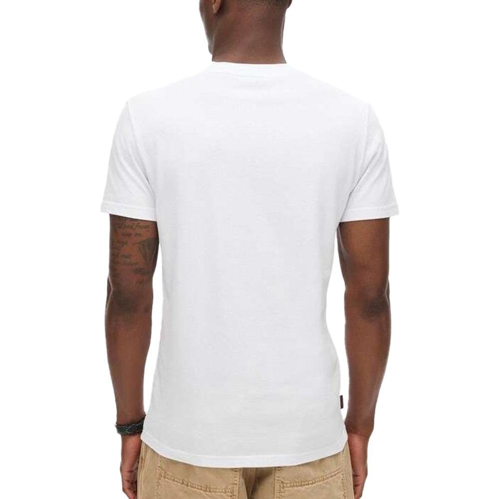 T-shirt uomo basic con ricamo tonale 2/5