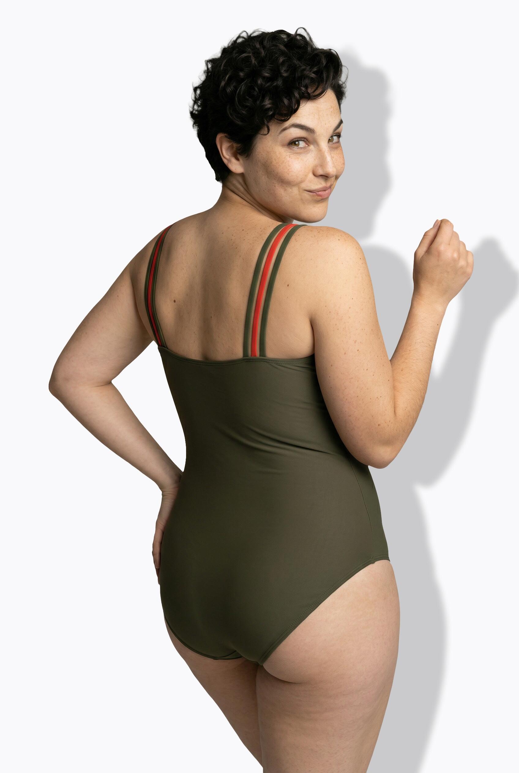 Femme Maillot de bain à bonnets souples motif bohème et matière recyclée 2/7