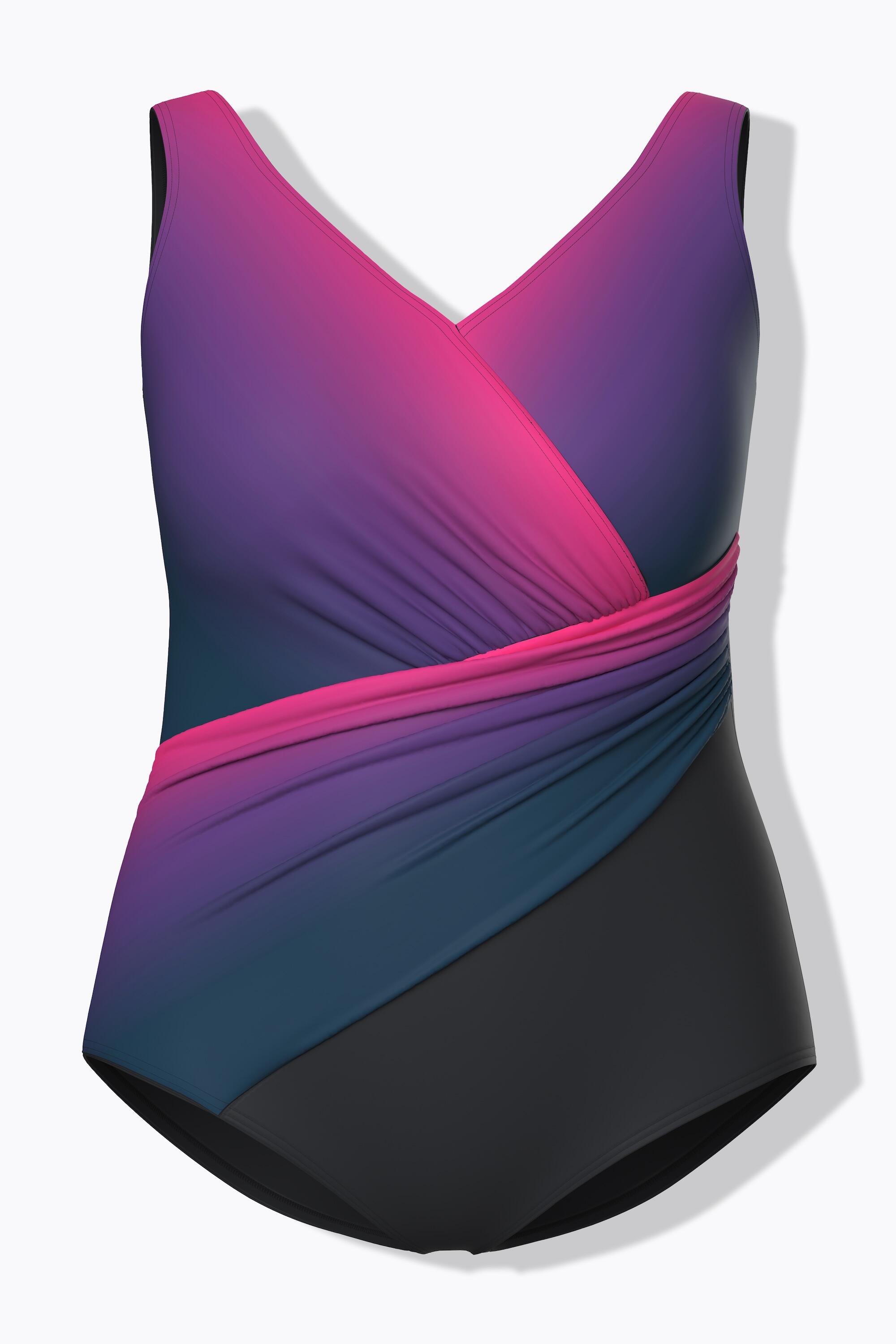 Femme Maillot de bain à bonnets souples dégradé de couleurs matière recyclée 6/7