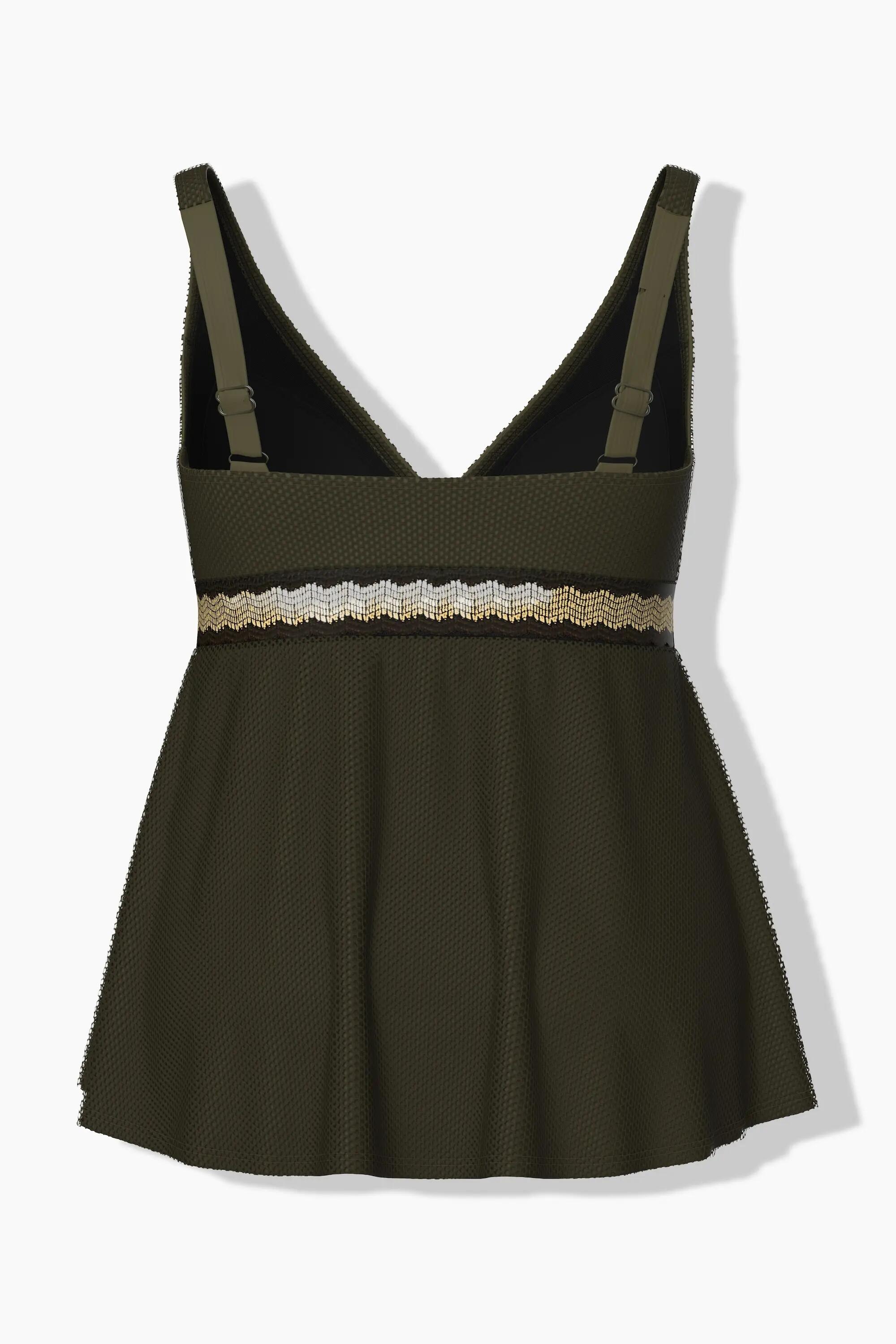 Damen Tankini Zierband Softcups Träger verstellbar recycelt 13/13