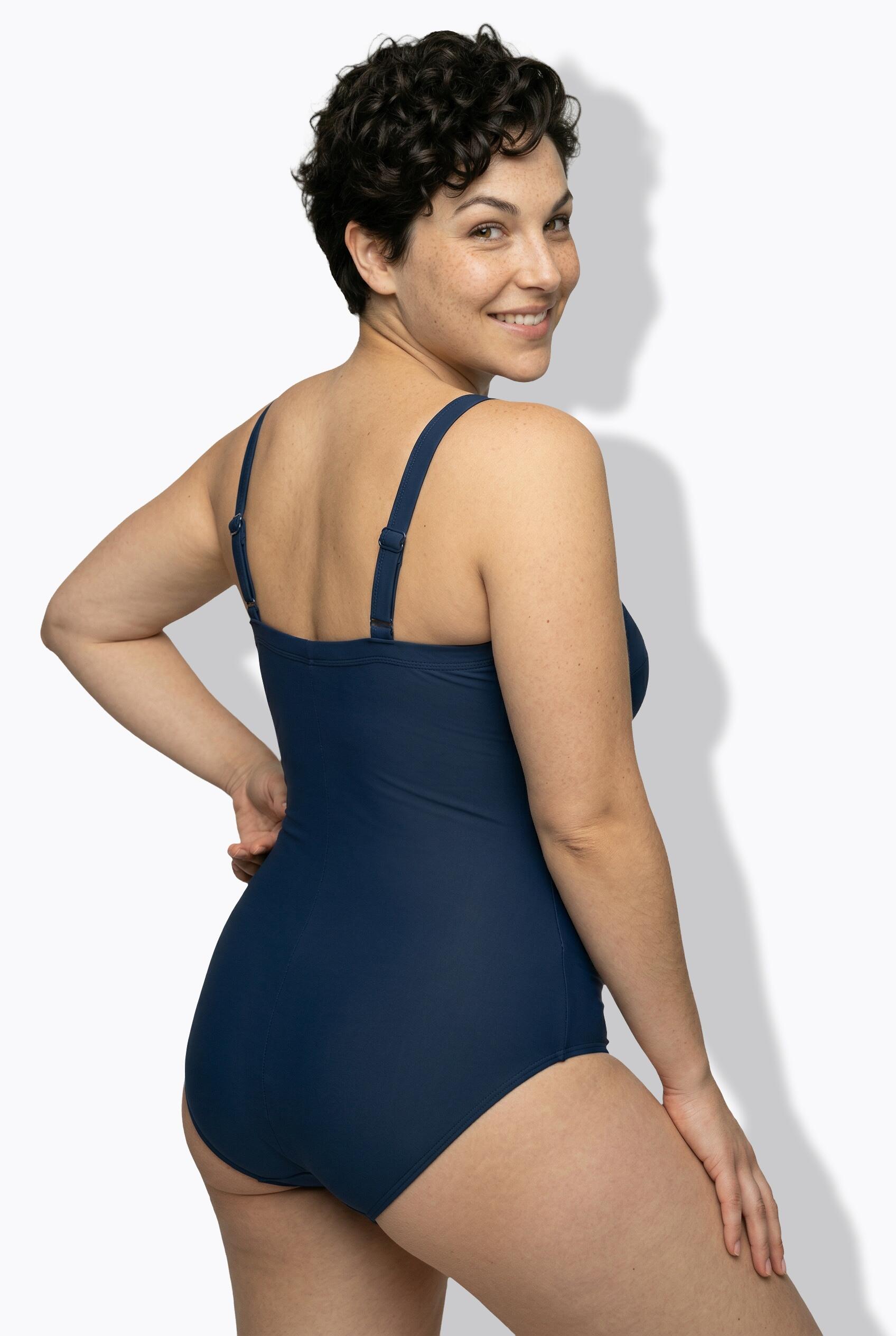 Femme Maillot de bain à bonnets souples bretelles ajustables motif mosaïque 2/7