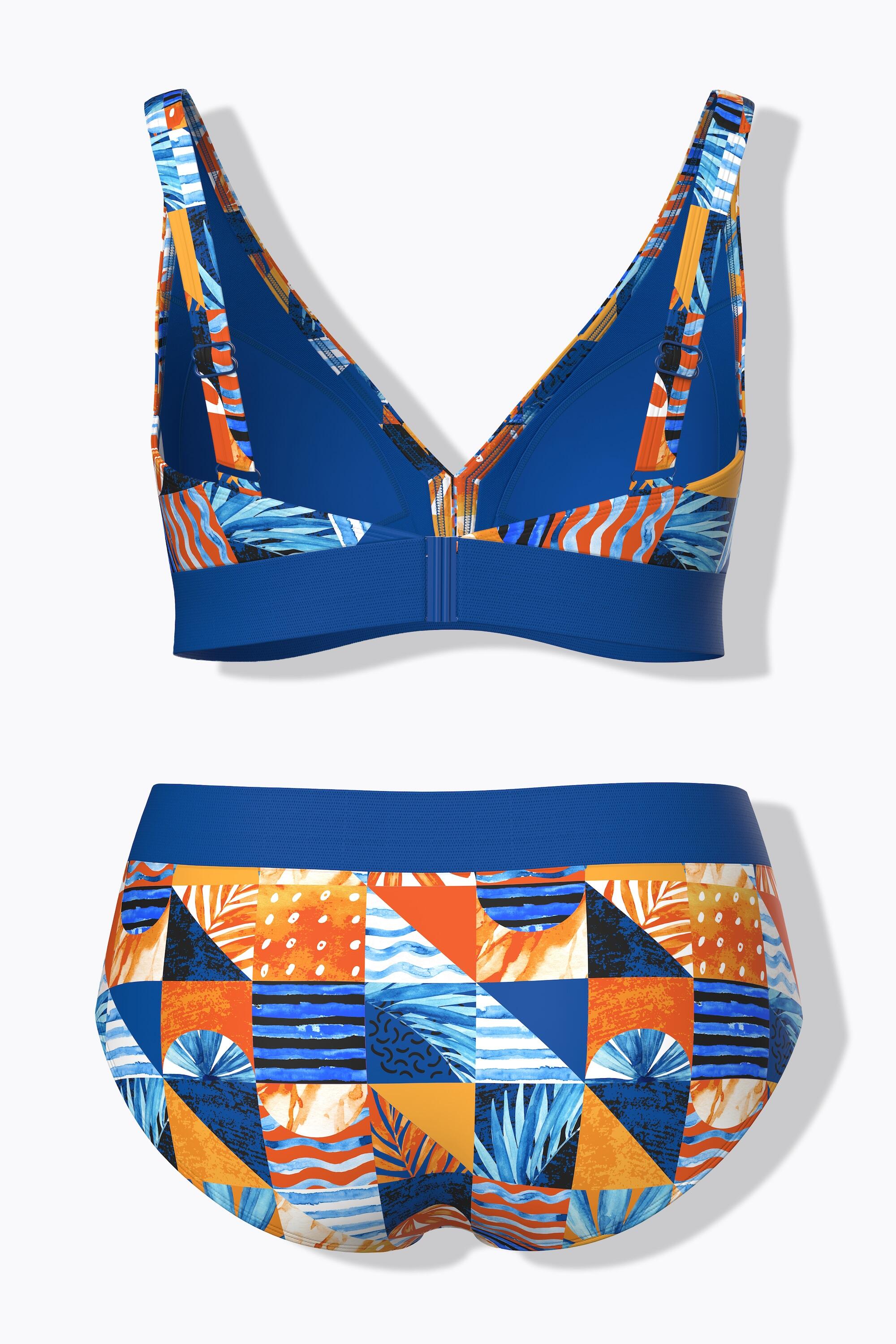 Femme Bikini avec bonnets souples motif à carreaux bretelles ajustables 7/7