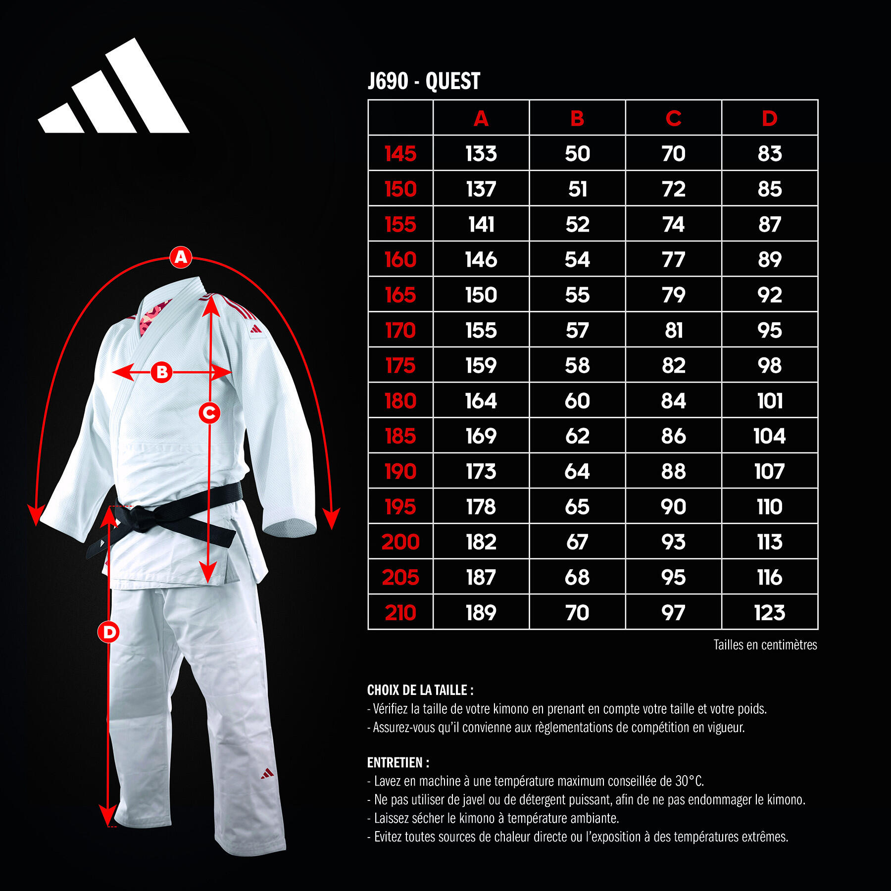 Kinderjudogi adidas J690 Quest 3/7