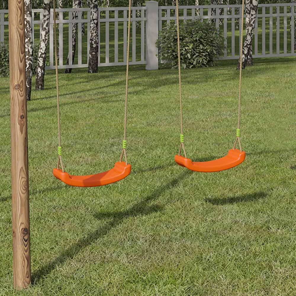 Balançoire plastique orange pour portique 2 m - 2,5 m Trigano 3/3