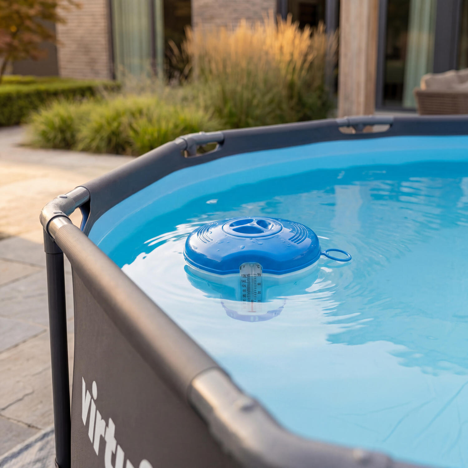 Galleggiante per cloro per piscina - Con termometro 2/5