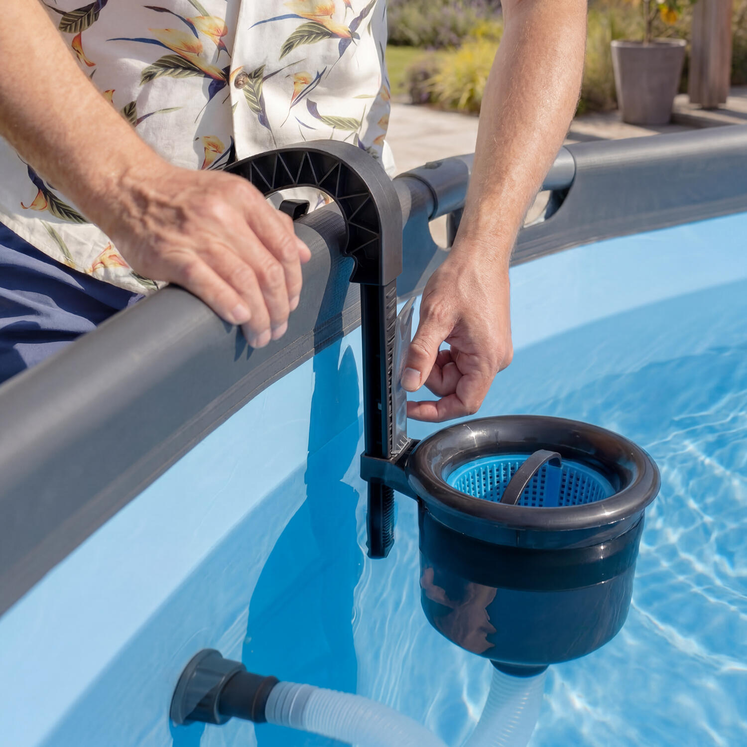 Skimmer per piscina con vaschetta di raccolta 2/7