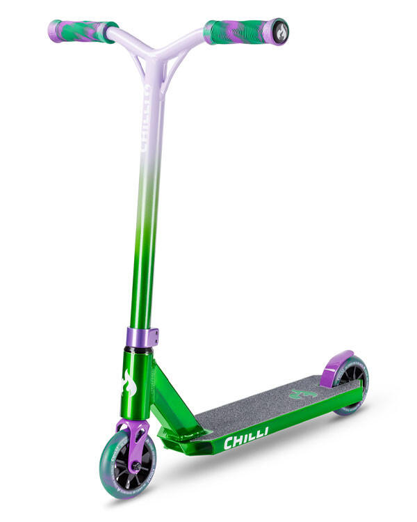 Chilli Pro Scooter Jumpstart - M -  Green/Purple 6/7