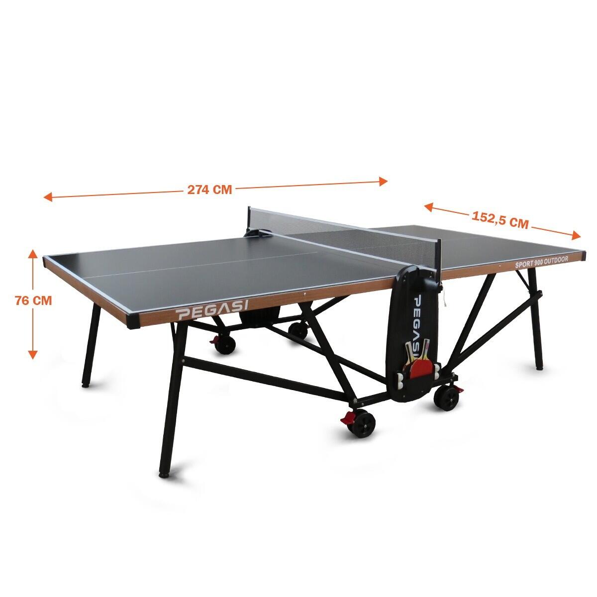 Tischtennisplatte Pegasi 900 Outdoor Black 4/5