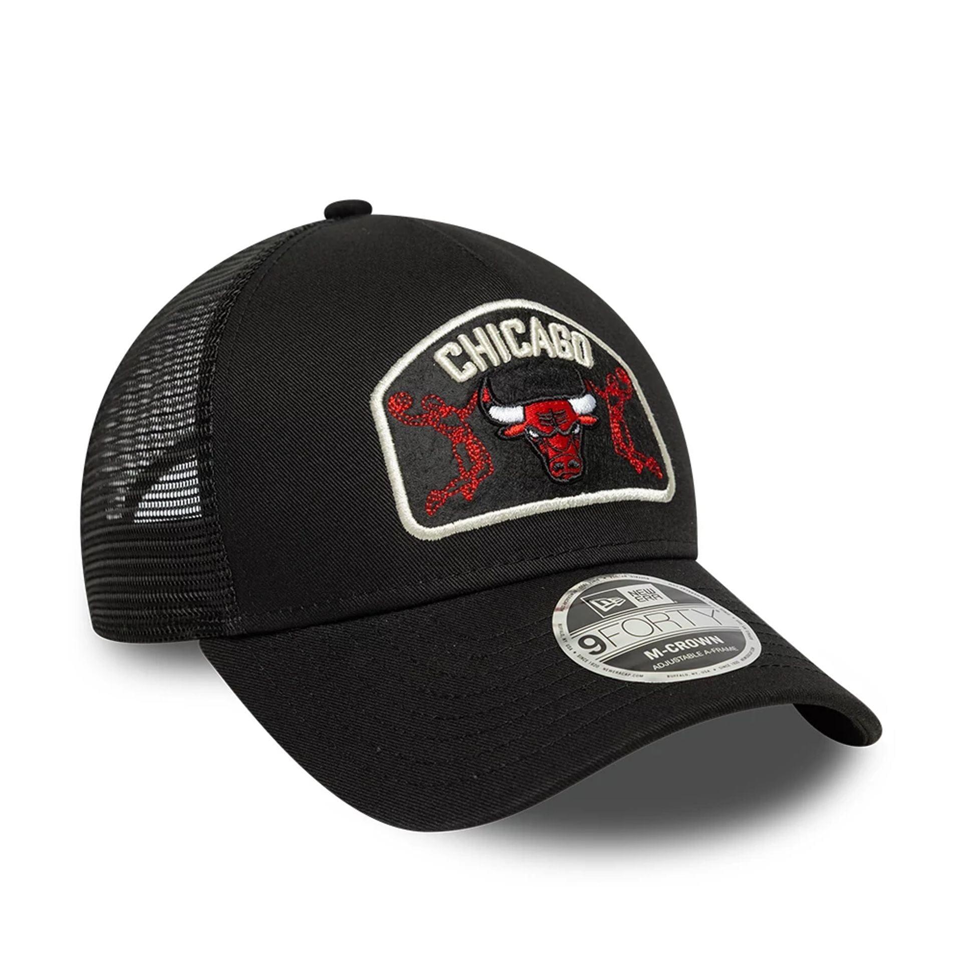 New Era 9FORTY Trucker Cap NBA Chicago Bulls schwarz 3/5