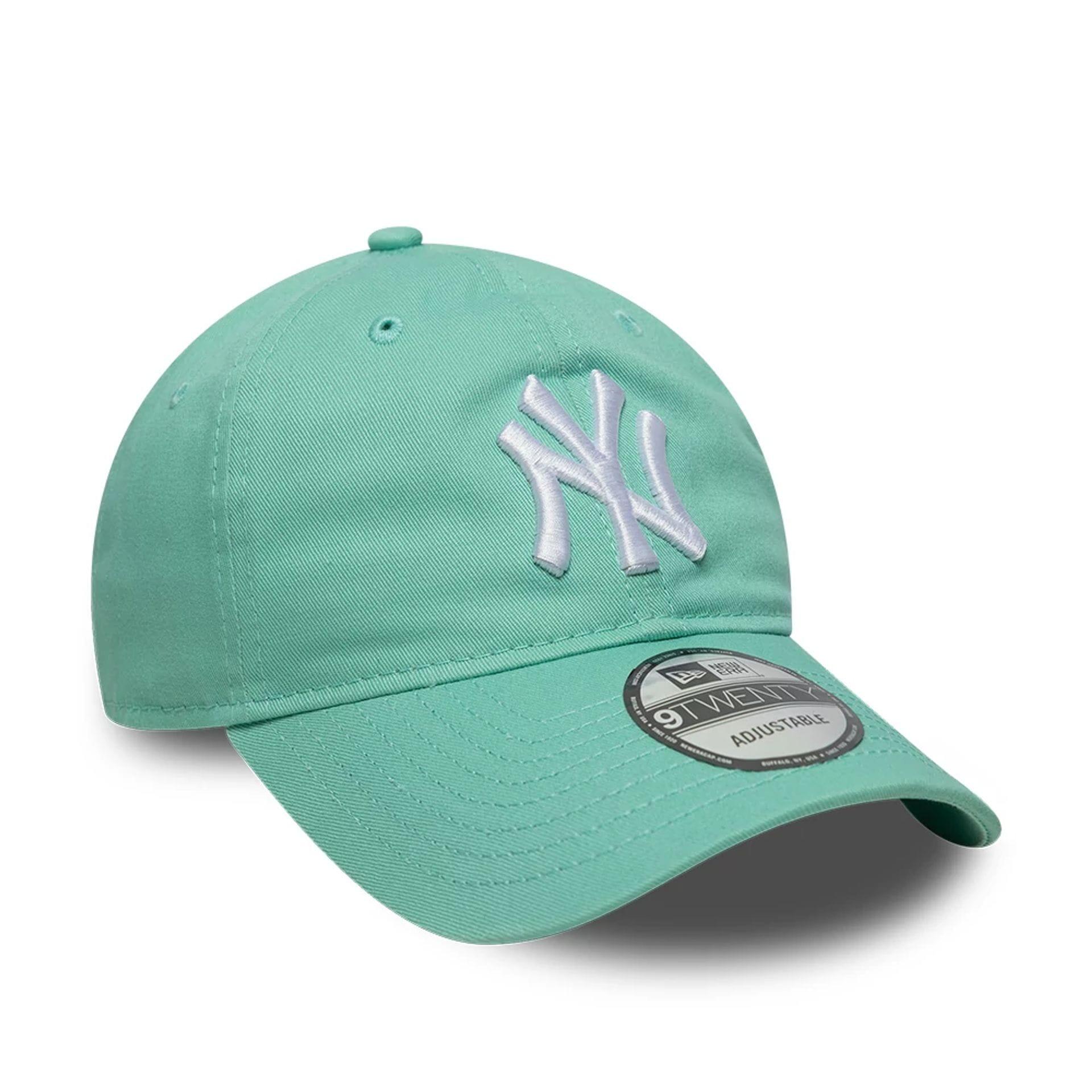 New Era 9TWENTY Cap MLB New York Yankees League Essential pastel grün 3/5