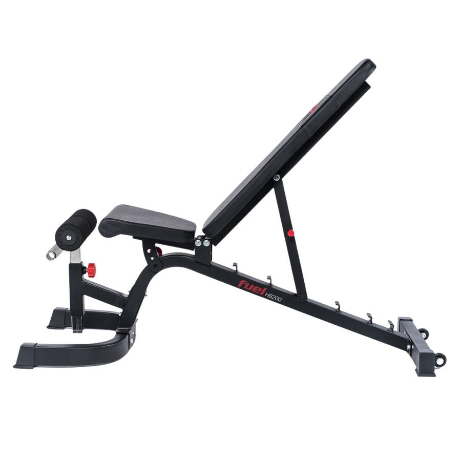 Fuel Fitness Hantelbank HB200 - Flachbank & Schrägbank bis 272kg belastbar 3/6