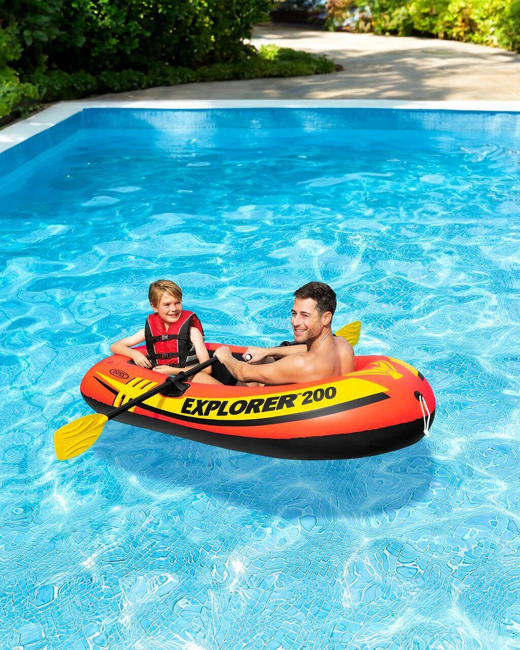 Explorer™ 200 Inflatable Boat Set - 2 Person -  1