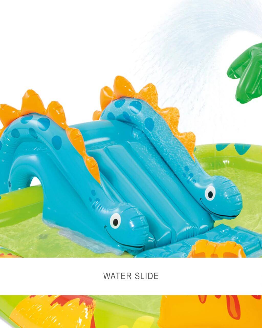 Little Dino Inflatable Play Center with Slide -  3