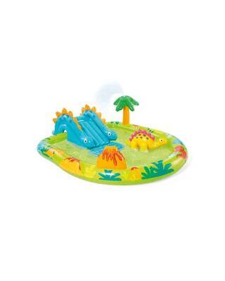 Little Dino Inflatable Play Center with Slide -  2