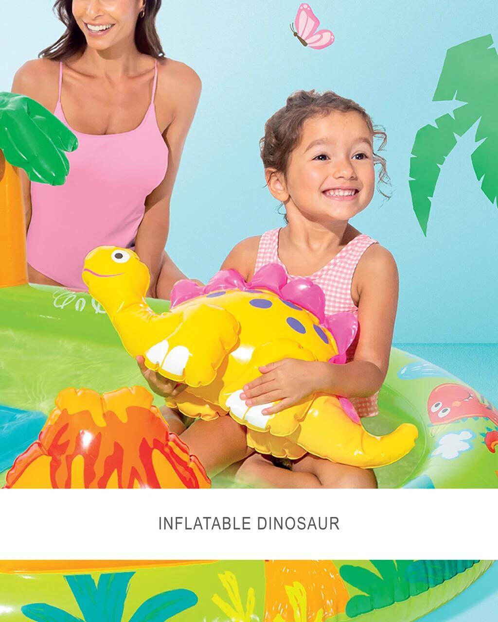 Little Dino Inflatable Play Center with Slide -  4