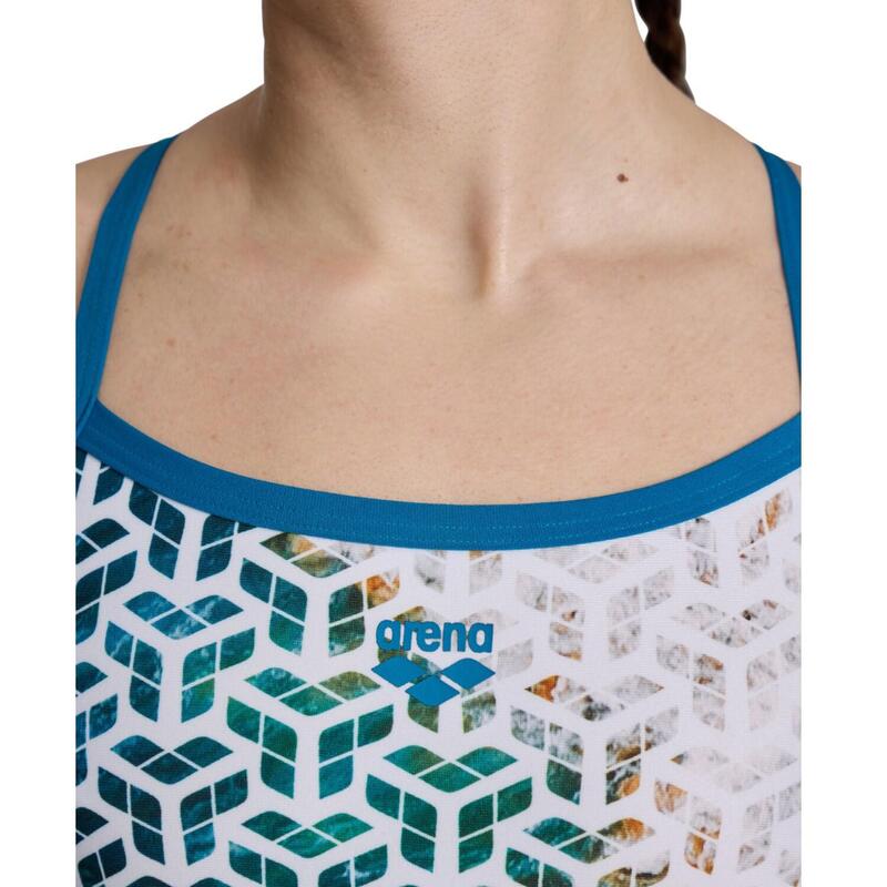 Costum de baie pentru femei Arena Planet Water Swimsuit Challenge