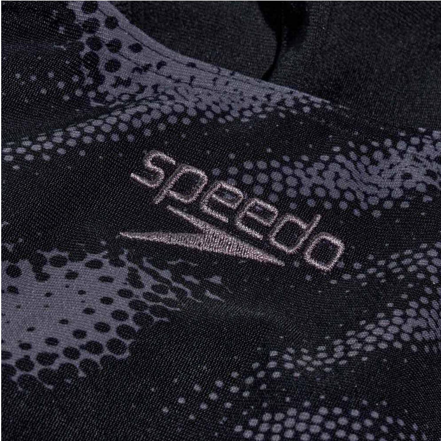 Fato de banho Speedo Hyperboom Placement Muscleback - Preto/Cinza 2/7