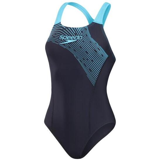 Maillot de bain 1 pièce femme Speedo Eco Medley logo