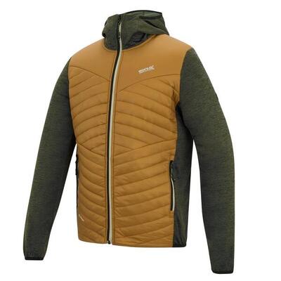Heren andreson marl hybrid gewatteerde jas