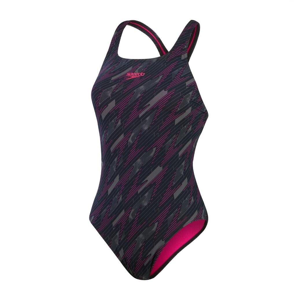 Women's 1-piece swimsuit Speedo Hyper Boom Allover Medalist