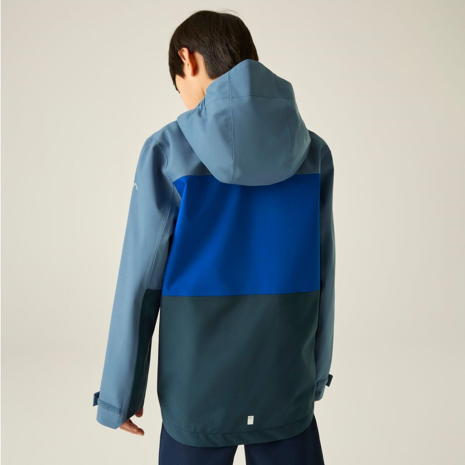 Veste imperméable à capuche à panneaux Highton pour enfants 3/6