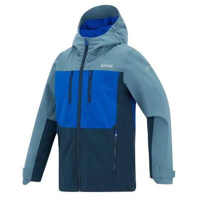 Giacca impermeabile con cappuccio e pannelli Highton per bambini