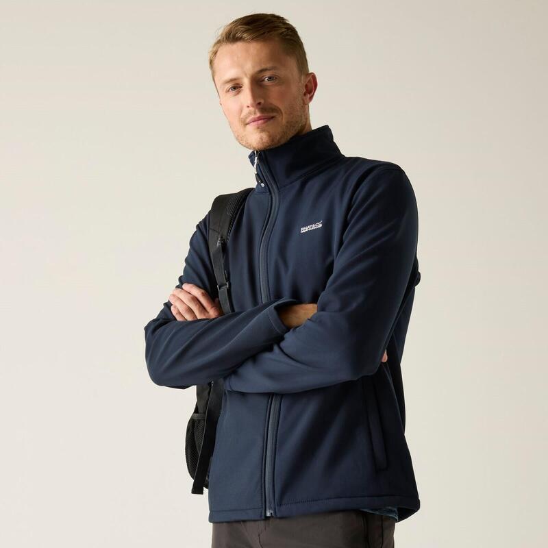 Funktionsjacke Cera V Wandern/Outdoor/Trekking Herren Navy Ohne Atmungsaktiv