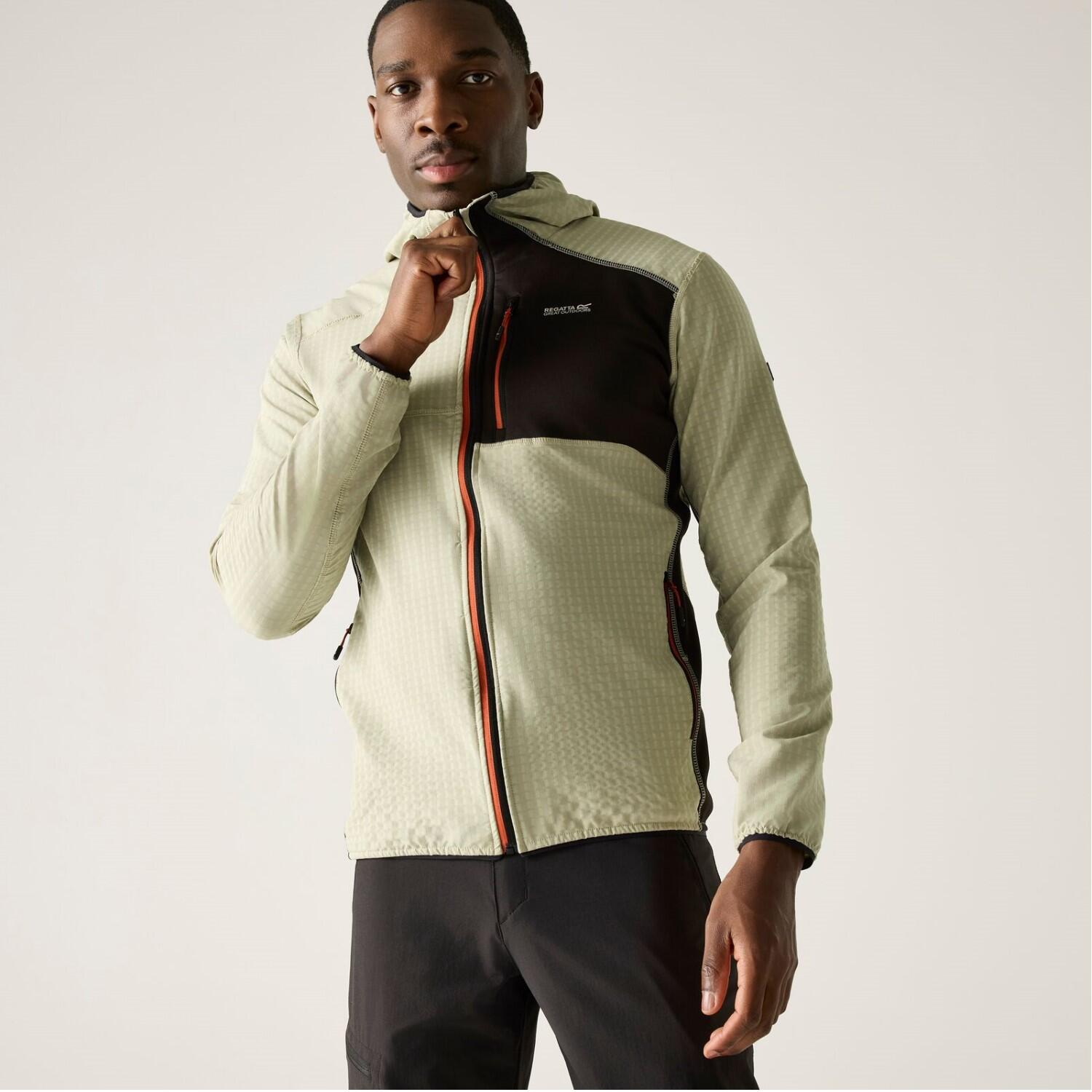 Pile da uomo Alven con zip intera e cappuccio 2/7